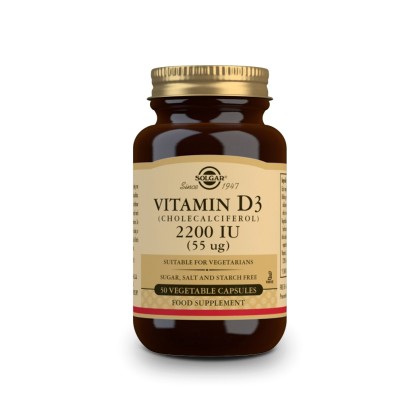 SOLGAR - Vitamin D3 2200IU 50 veg.tabs