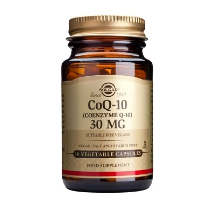 SOLGAR CoEnzyme Q10 Συμπλήρωμα διατροφής με Συνένζυμο Q10 30mg, 