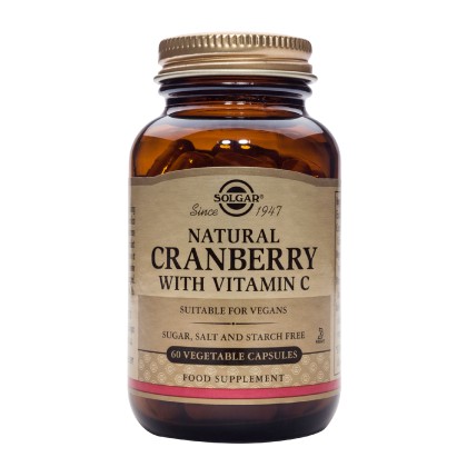 SOLGAR Cranberry Extract with Vitamin C Κράνμπερι με Βιταμίνη C,