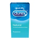 DUREX - Natural Προφυλακτικά Κλασσικά με ήπια λίπανση - 1x6 τεμ.