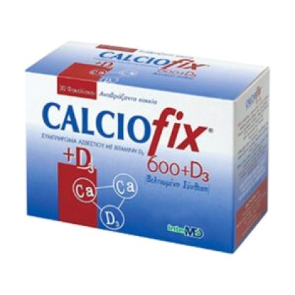 INTERMED Calciofix Sachets Συμπλήρωμα διατροφής Ασβεστίου + Βιτα
