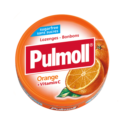 PARAPHARM Pulmoll Orange Παστίλιες Λαιμού με Πορτοκάλι + Βιταμίν