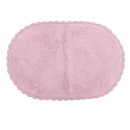 Πατάκι Μπάνιου Βαμβακερό Ροζ 50x70εκ