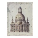 Πίνακας Ξύλινος Printed Dresden Frauenkirche 60x80εκ