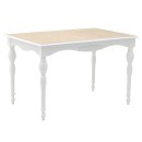 Τραπέζι Ξύλινο Λευκό/Μπεζ 120x77x80cm