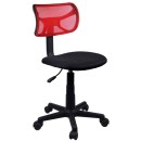 Kαρέκλα γραφείου κόκκινη χωρίς μπράτσα 5001