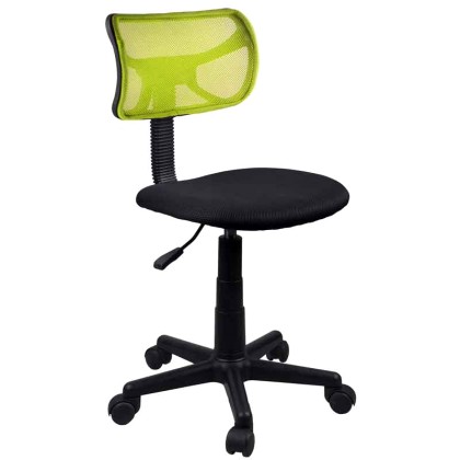 Καρέκλα γραφείου πράσινη χωρίς μπράτσα 5001  39x46x73/85εκ