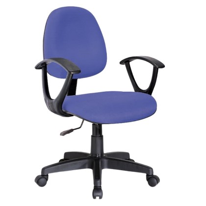 Καρέκλα Γραφείου Μπλε/μαύρη 62x54x106εκ