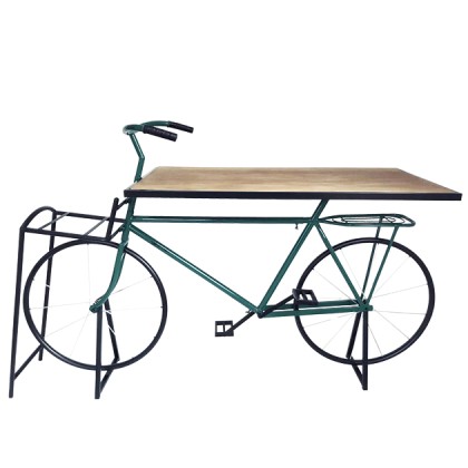 Ποδήλατο Τραπέζι Πράσινο/Μαύρο 186x57x111.5εκ