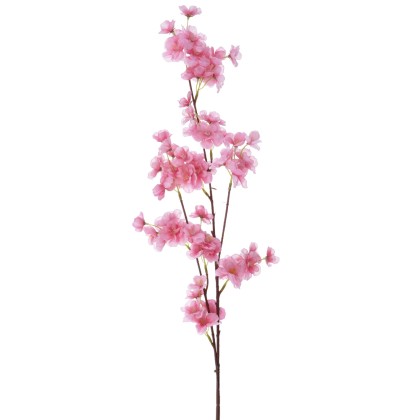 Κλαδί Λουλούδι Σκούρο Ροζ 130εκ