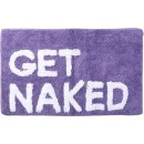 Ταπέτο Μπάνιου ''Get Naked'' Μωβ 50x80εκ