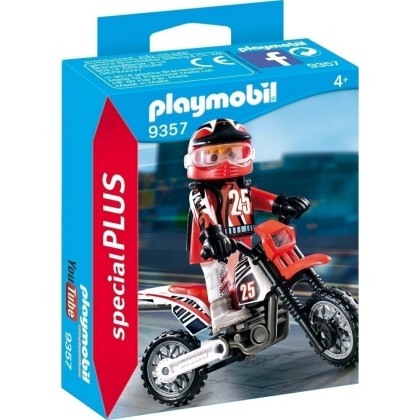 Playmobil Οδηγός μηχανής motocross