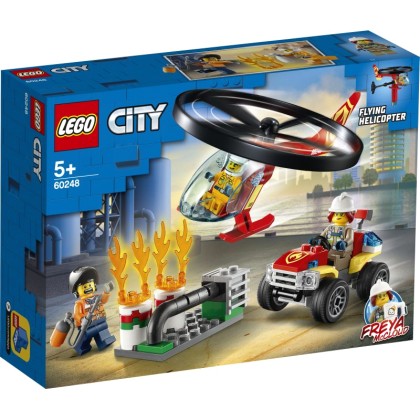 Lego Fire Helicopter Response