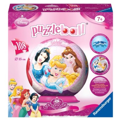 Ravensburger Puzzleball 108τεμ. Disney Πριγίπισσες