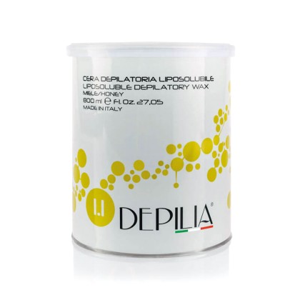 Depilia Λιποδιάλυτο Κερί Αποτριχωσης Honey Depilia 800ml