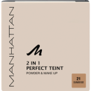 Manhattan 2 in 1 Perfect Teint Powder & Make up No 21 Sunbeige 9