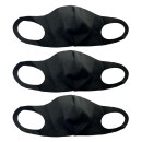 Μάσκα Πολλαπλών Χρήσεων Pitte G 3pcs Black