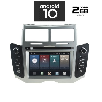 IQ-AN X429-GPS - Οθόνη 7'' Toyota Yaris 2006 - 2011 - Android 10