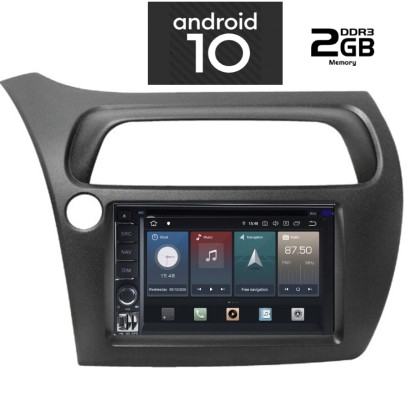 IQ-AN X543-GPS - Οθόνη 6.5'' Honda Civic 3D - 5D 06>12 - Andr