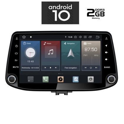 IQ-AN X457-GPS - Οθόνη 9'' Hyundai I30 2017 > - Android 10, 4