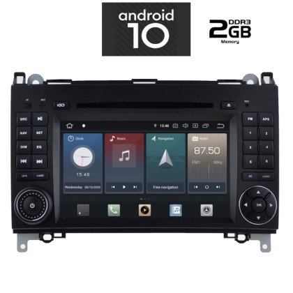 IQ-AN X468-GPS - Οθόνη 7'' Mercedes A, B, Sprinter, Vito, Viano 