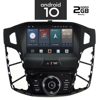 IQ-AN X557-GPS - Οθόνη 8'' Ford Focus 2012 - 2015 - Android 10, 