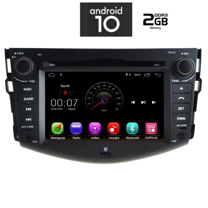 IQ-AN X218M-GPS - Οθόνη 7'' Toyota Rav4 2006 - 2012 - Android 10