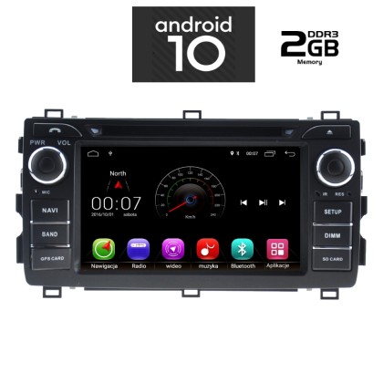 IQ-AN X208M-GPS - Οθόνη 7'' Toyota Auris 2013 - 2017 - Android 1