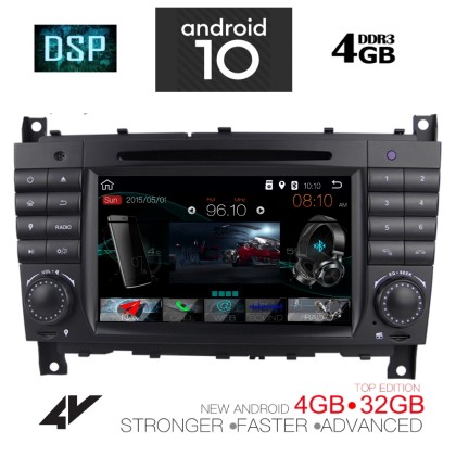 IQ-AN X793-GPS - Οθόνη 7'' Mercedes C (W203) 04>08 - Android 