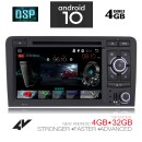 IQ-AN X749-GPS - Οθόνη 7'' Audi A3 2003 - 2012 - Android 10, 6 c
