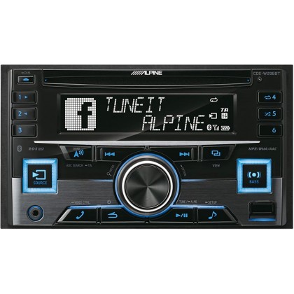 Alpine CDE-W296BT - 2 Din Ράδιο CD, USB, Bluetooth, Aux