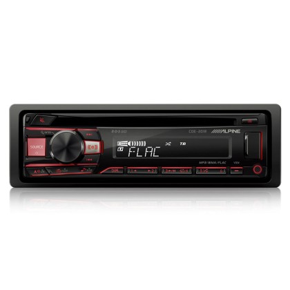 Alpine CDE-201R - Ράδιο CD, MP3, USB, AUX