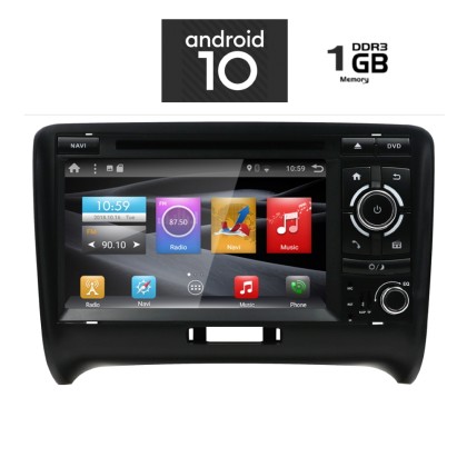 IQ-AN X178-GPS - Οθόνη 7'' Audi TT 2007 - 2015 - Android 10, 4 c