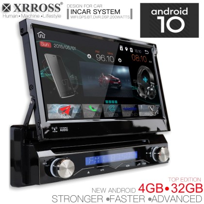 IQ-AN X900-GPS - Οθόνη 1 DIN 7'' Android 10, 8 Core - GPS, DVD, 