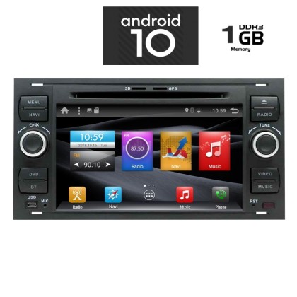 IQ-AN X102-GPS - Οθόνη 7'' Ford 2004 - 2008 - Android 10, 4 core