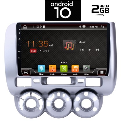 IQ-AN X6370-GPS - Οθόνη 9'' Honda Jazz 2002 - 2008 - Android 10 