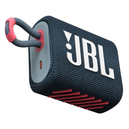 JBL GO3 BLUE/PINK - Αδιάβροχο Φορητό Ηχείο Bluetooth