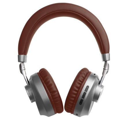 Ακουστικά Bluetooth Stereo EZRA BW06 - Καφέ