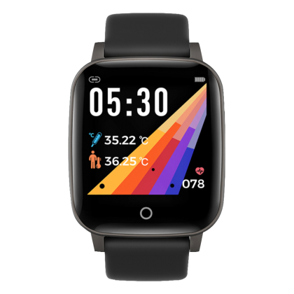 Έξυπνο ρολόι Smartwatch Mε Οθόνη Αφής T1 OEM BLACK