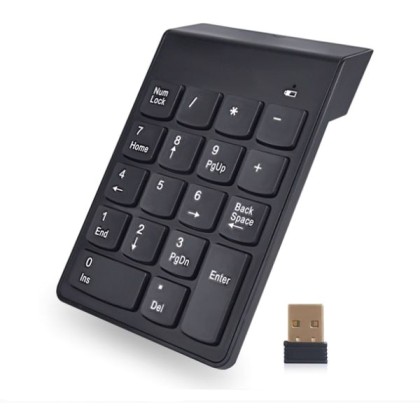 Ασύρματο Αριθμητικό Πληκτρολόγιο Mini Numeric Keypad 2.4GHz