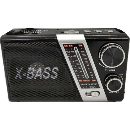 Φορητό Επαναφορτιζόμενο Ράδιο WAXIBA XB-751BT AM / FM / SW USB /