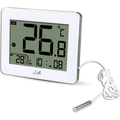Ψηφιακό θερμόμετρο  θερμοκρασίας, με ενσύρματο αισθητήρα και ρολ
