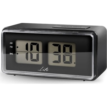 Ψηφιακό ρολόι / ξυπνητήρι με οθόνη LCD και retro flip design LIF