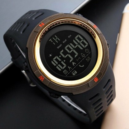 Smart Watch ρολόι με Βηματομετρητή και Bluetooth χειρός ανδρικό 
