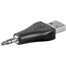 Αντάπτορας USB 2.0 A αρσ. σε 3.5mm Jack stereo αρσ. 93981