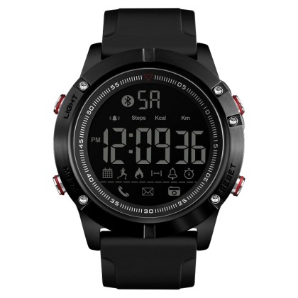 Smart Watch ρολόι με Βηματομετρητή και Bluetooth χειρός ανδρικό 