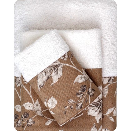 
        Πετσέτες Σετ 3Τμχ με διακοσμητική φάσα ύφασμα 53511 30x