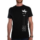 Ανδρικό T-Shirt σε μαύρο χρώμα THE MAD KING RETURNS