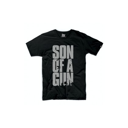 Ανδρικό T-Shirt σε μαύρο χρώμα Son of a gun