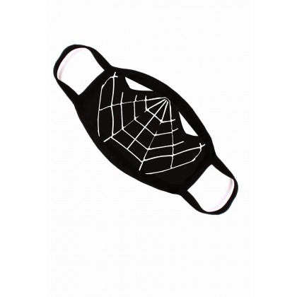 Υφασμάτινη Μάσκα προστασίας Spider Mask σε μαύρο χρώμα
